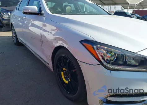 2018 Genesis G80 3.8 из США, поврежденный, VIN KMHGN4JE8JU262906